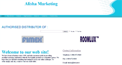 Desktop Screenshot of alishamarketing.com