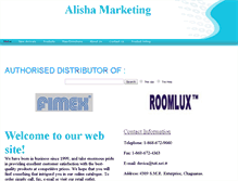 Tablet Screenshot of alishamarketing.com